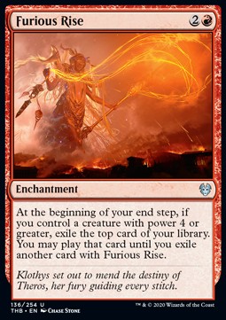 Furious Rise⁣ - Theros Beyond Death⁣ (Uncommon)⁣ [136]