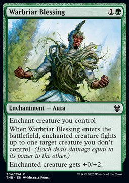 Warbriar Blessing⁣ - Theros Beyond Death⁣ (Common)⁣ [204]