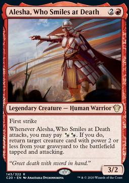 Alesha, Who Smiles at Death⁣ - Commander: Ikoria⁣ (Rare)⁣ [143]