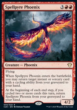 Spellpyre Phoenix⁣ - Commander: Ikoria⁣ (Rare)⁣ [56]