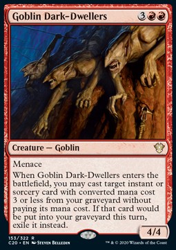 Goblin Dark-Dwellers⁣ - Commander: Ikoria⁣ (Rare)⁣ [153]