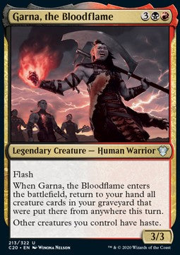 Garna, the Bloodflame⁣ - Commander: Ikoria⁣ (Uncommon)⁣ [213]