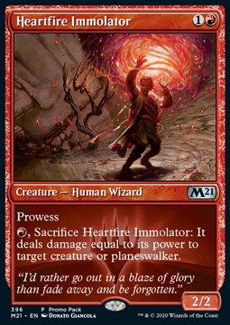 Heartfire Immolator⁣ - Core 2021: Promos⁣ (Uncommon)⁣ [396]