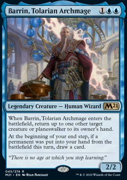 Barrin, Tolarian Archmage⁣ - Core 2021⁣ (Rare)⁣ [45]