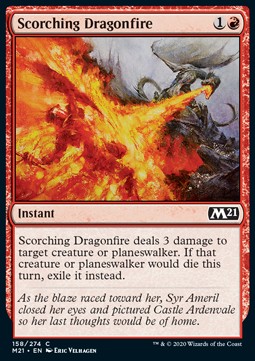 Scorching Dragonfire⁣ - Core 2021⁣ (Common)⁣ [158]