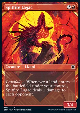 Spitfire Lagac⁣ - Zendikar Rising: Extras⁣ (Common)⁣ [302]