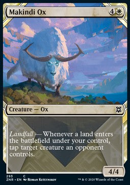 Makindi Ox⁣ - Zendikar Rising: Extras⁣ (Common)⁣ [293]