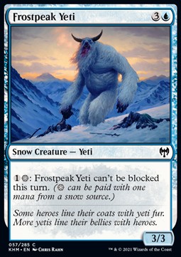 Frostpeak Yeti⁣ - Kaldheim⁣ (Common)⁣ [57]