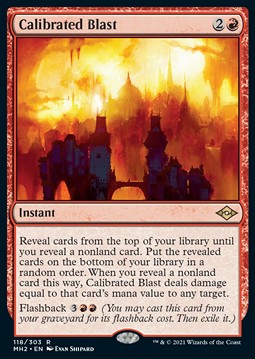 Calibrated Blast⁣ - Modern Horizons 2⁣ (Rare)⁣ [118]