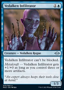 Vedalken Infiltrator⁣ - Modern Horizons 2⁣ (Uncommon)⁣ [73]