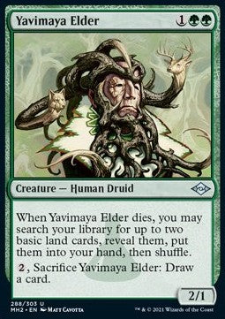 Yavimaya Elder (V.1)⁣ - Modern Horizons 2⁣ (Uncommon)⁣ [288]