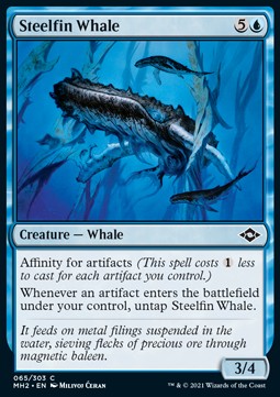 Steelfin Whale⁣ - Modern Horizons 2⁣ (Common)⁣ [65]