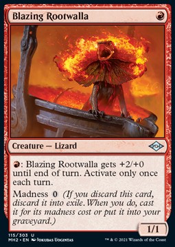 Blazing Rootwalla⁣ - Modern Horizons 2⁣ (Uncommon)⁣ [115]