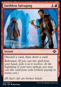 Faithless Salvaging⁣ - Modern Horizons 2⁣ (Common)⁣ [122]