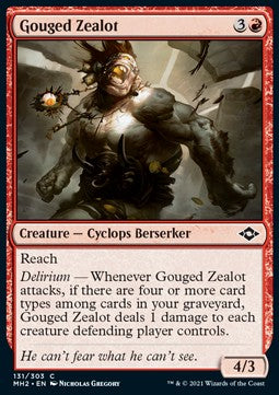 Gouged Zealot⁣ - Modern Horizons 2⁣ (Common)⁣ [131]