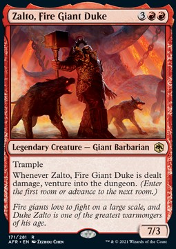 Zalto, Fire Giant Duke⁣ - Adventures in the Forgotten Realms⁣ (Rare)⁣ [171]