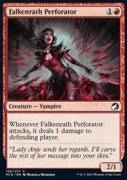 Falkenrath Perforator⁣ - Innistrad: Midnight Hunt⁣ (Common)⁣ [136]