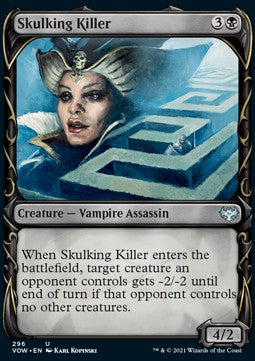 Skulking Killer⁣ - Innistrad: Crimson Vow: Extras⁣ (Uncommon)⁣ [296]