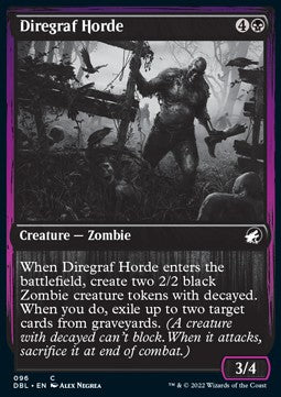 Diregraf Horde⁣ - Innistrad: Double Feature⁣ (Common)⁣ [96]