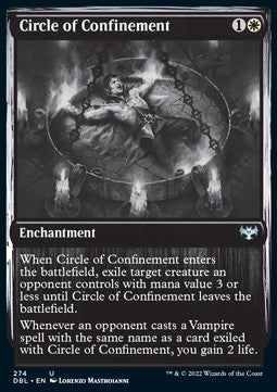 Circle of Confinement⁣ - Innistrad: Double Feature⁣ (Uncommon)⁣ [274]