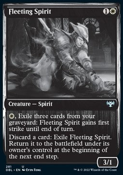 Fleeting Spirit⁣ - Innistrad: Double Feature⁣ (Uncommon)⁣ [281]