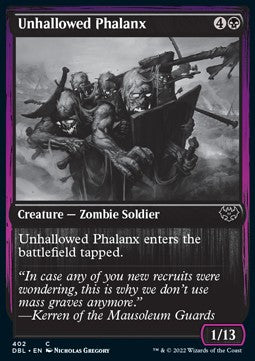 Unhallowed Phalanx⁣ - Innistrad: Double Feature⁣ (Common)⁣ [402]