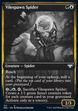 Vilespawn Spider⁣ - Innistrad: Double Feature⁣ (Uncommon)⁣ [517]