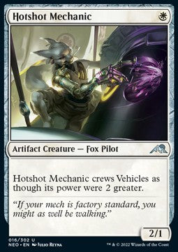 Hotshot Mechanic⁣ - Kamigawa: Neon Dynasty⁣ (Uncommon)⁣ [16]