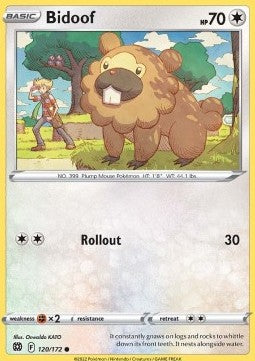 Bidoof⁣ - Brilliant Stars⁣ (Common)⁣ [120]