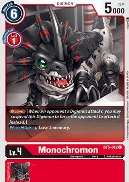 Monochromon (BT5-012)⁣ - Battle Of Omni⁣ (Common)⁣ [BT5-012]