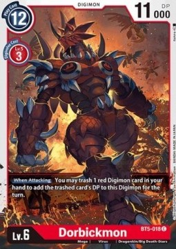 Dorbickmon (BT5-018)⁣ - Battle Of Omni⁣ (Common)⁣ [BT5-018]