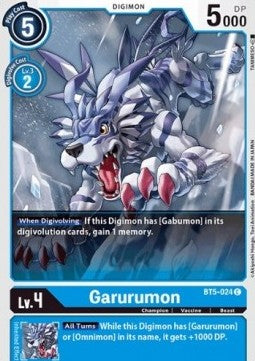 Garurumon (BT5-024)⁣ - Battle Of Omni⁣ (Common)⁣ [BT5-024]