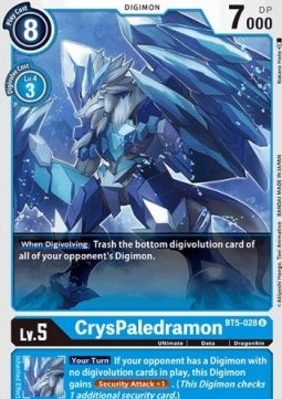 CrysPaledramon (BT5-028)⁣ - Battle Of Omni⁣ (Uncommon)⁣ [BT5-028]