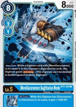 WereGarurumon: Sagittarius Mode (BT5-029)⁣ - Battle Of Omni⁣ (Rare)⁣ [BT5-029]