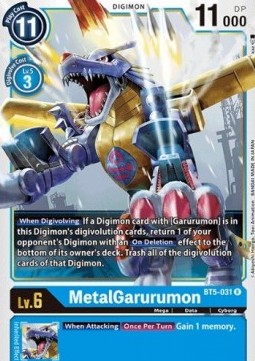 MetalGarurumon (BT5-031)⁣ - Battle Of Omni⁣ (Rare)⁣ [BT5-031]