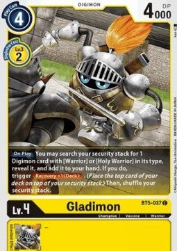 Gladimon (BT5-037)⁣ - Battle Of Omni⁣ (Common)⁣ [BT5-037]