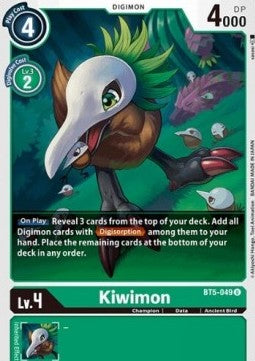 Kiwimon (BT5-049)⁣ - Battle Of Omni⁣ (Uncommon)⁣ [BT5-049]