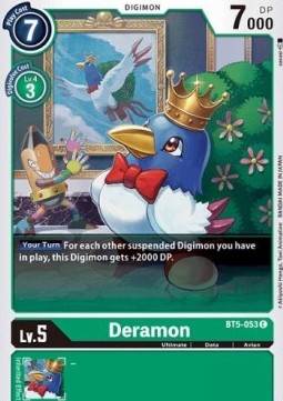 Deramon (BT5-053)⁣ - Battle Of Omni⁣ (Common)⁣ [BT5-053]