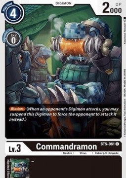 Commandramon (BT5-061)⁣ - Battle Of Omni⁣ (Common)⁣ [BT5-061]