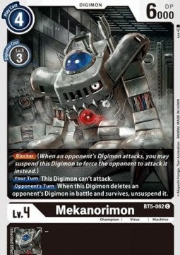 Mekanorimon (BT5-062)⁣ - Battle Of Omni⁣ (Common)⁣ [BT5-062]