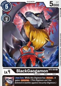 BlackGaogamon (BT5-064)⁣ - Battle Of Omni⁣ (Common)⁣ [BT5-064]