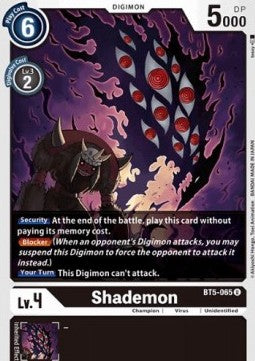 Shademon (BT5-065)⁣ - Battle Of Omni⁣ (Uncommon)⁣ [BT5-065]