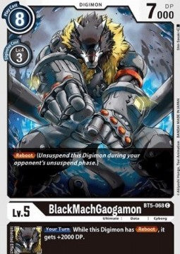 BlackMachGaogamon (BT5-068)⁣ - Battle Of Omni⁣ (Common)⁣ [BT5-068]