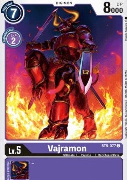 Vajramon (BT5-077)⁣ - Battle Of Omni⁣ (Common)⁣ [BT5-077]