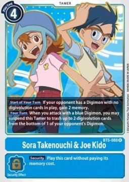 Sora Takenouchi & Joe Kido (BT5-088)⁣ - Battle Of Omni⁣ (Rare)⁣ [BT5-088]