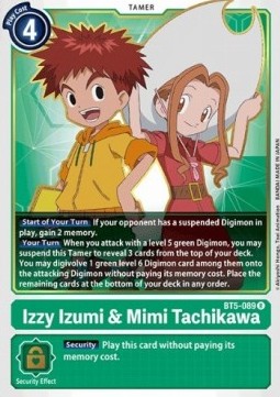 Izzy Izumi & Mimi Tachikawa (BT5-089)⁣ - Battle Of Omni⁣ (Rare)⁣ [BT5-089]