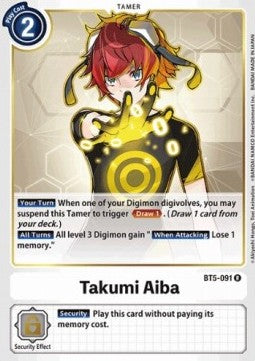 Takumi Aiba (BT5-091)⁣ - Battle Of Omni⁣ (Rare)⁣ [BT5-091]