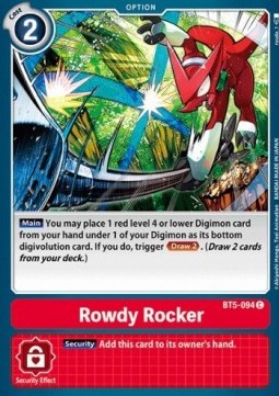 Rowdy Rocker (BT5-094)⁣ - Battle Of Omni⁣ (Common)⁣ [BT5-094]