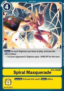 Spiral Masquerade (BT5-099)⁣ - Battle Of Omni⁣ (Uncommon)⁣ [BT5-099]