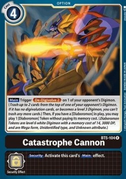 Catastrophe Cannon (BT5-104)⁣ - Battle Of Omni⁣ (Rare)⁣ [BT5-104]